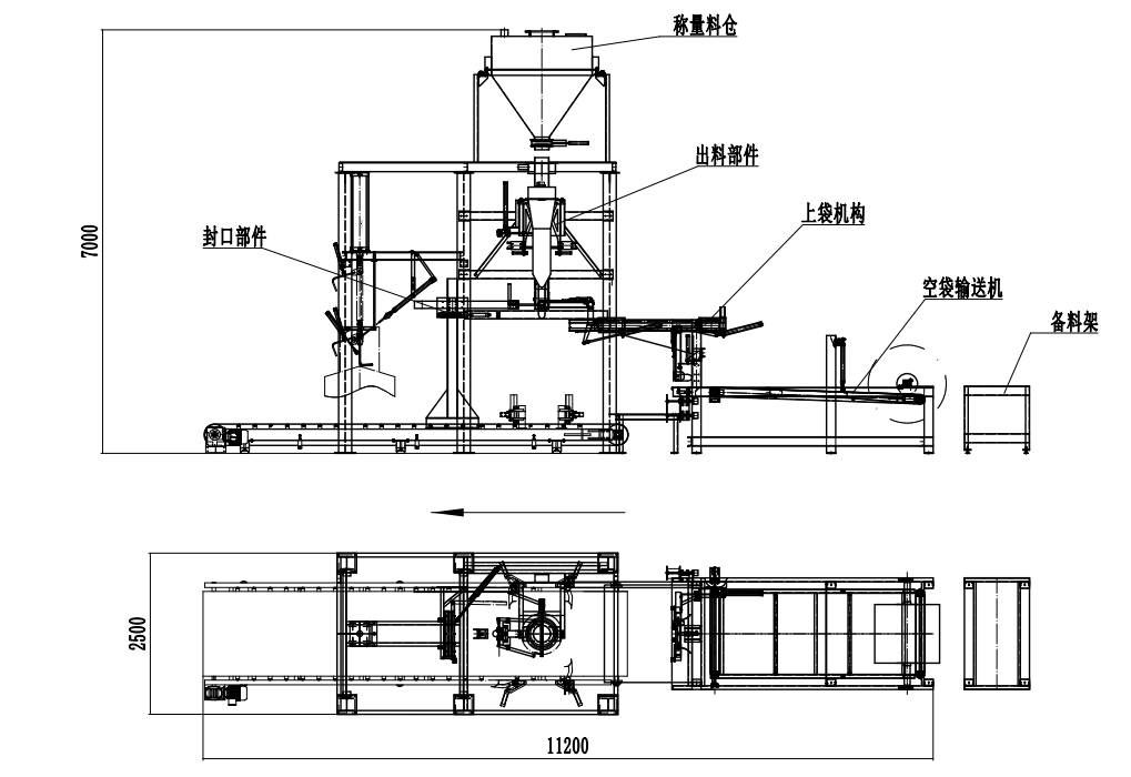全自動噸袋包裝秤，全自動噸袋包裝機(jī)，全自動大袋包裝秤